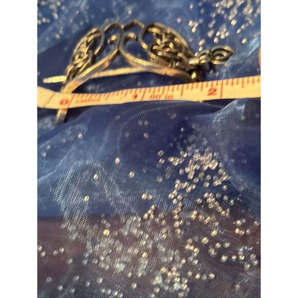 2-Silver Toned Celtic Knot Metal Viking Filigree Hair Slide Stick Clip - Picture 7 of 10